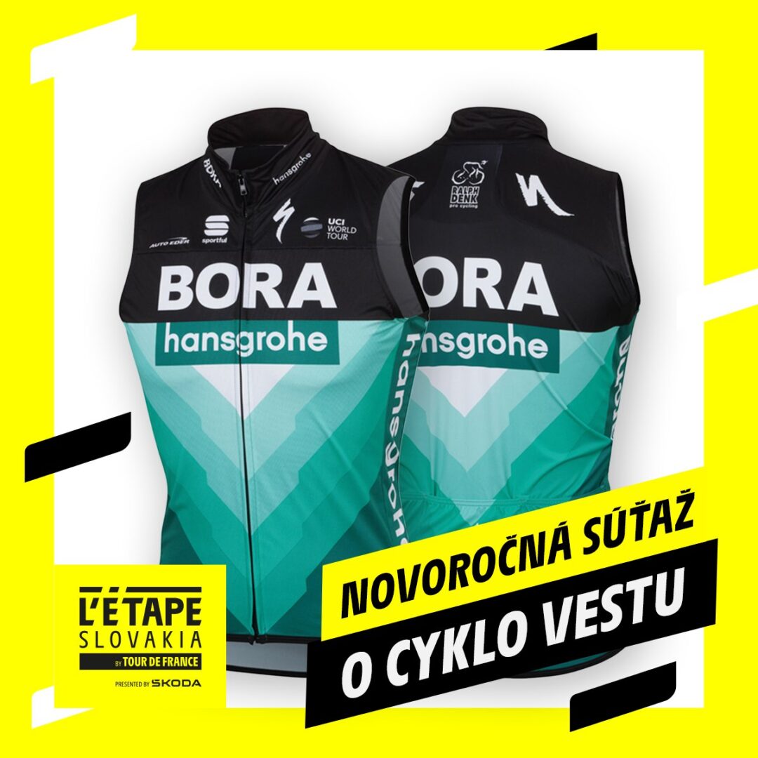 Súťaž o cyklistickú vestu BORA Hansgrohe