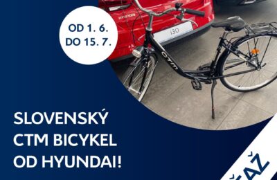 Súťaž o bicykel CTM od Hyundai Béhr & Béhr