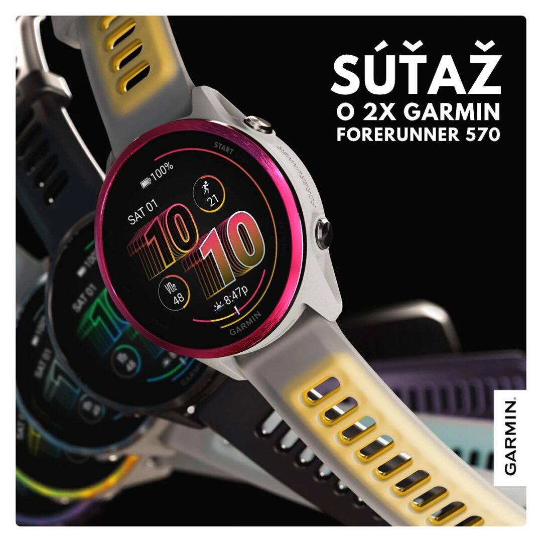 Získaj 2x nový Garmin Forerunner 570