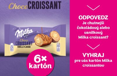 Súťaž s Milka croissantmi