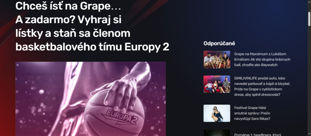 Online súťaž: Vyhraj lístky a staň sa členom basketbalového tímu Europy 2