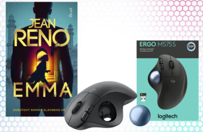 Súťaž o ergonomicku myš Logitech ERGO M575S a knihu (Ikar)