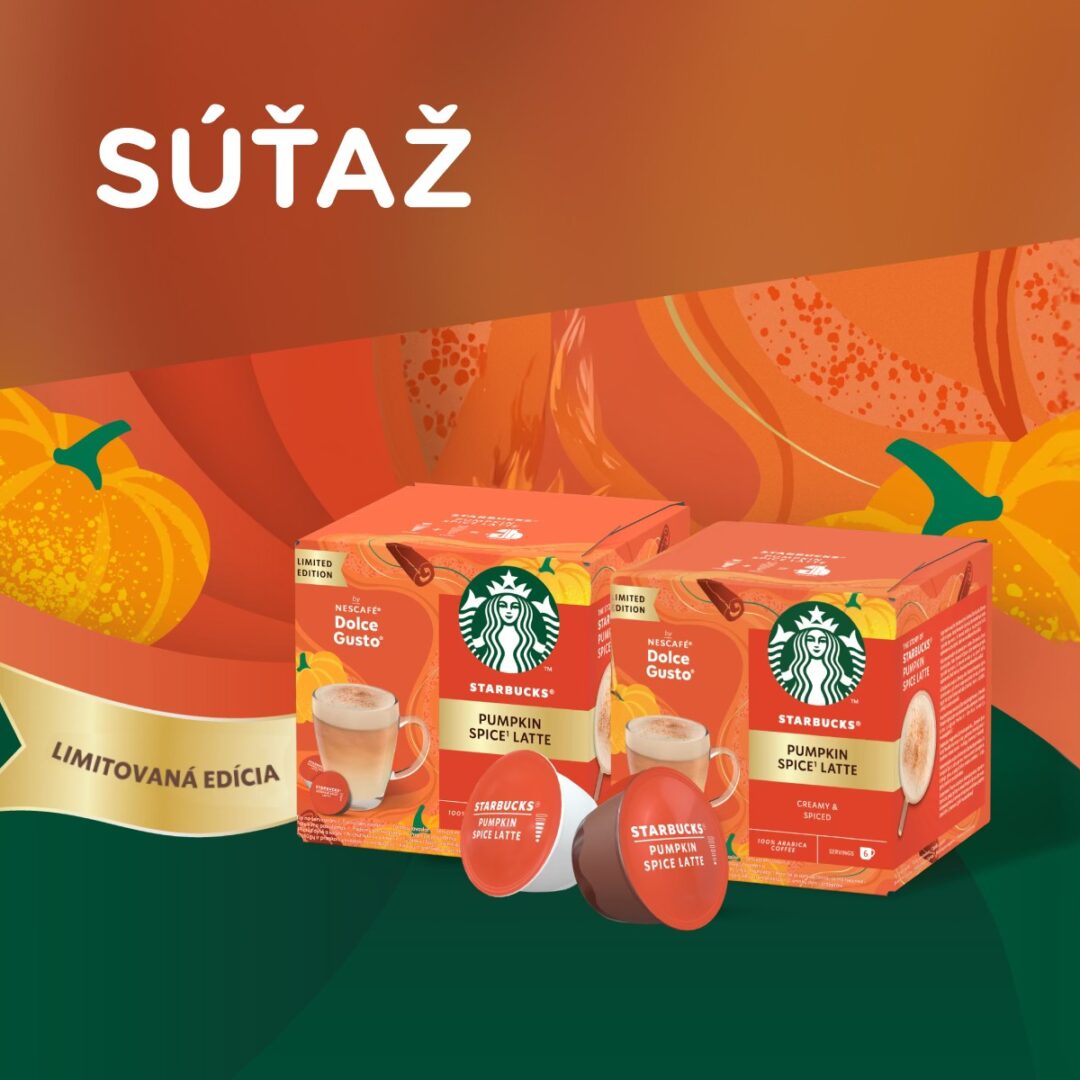 SÚŤAŽ o Pumpkin Spice Latte od Starbucks
