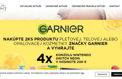 Súťaž o 1 z 4 NINTENTO SWITCH NEON v hodnote 290 EUR