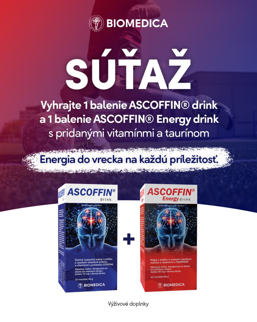 Súťaž o ASCOFFIN drink + ASCOFFIN Energy drink