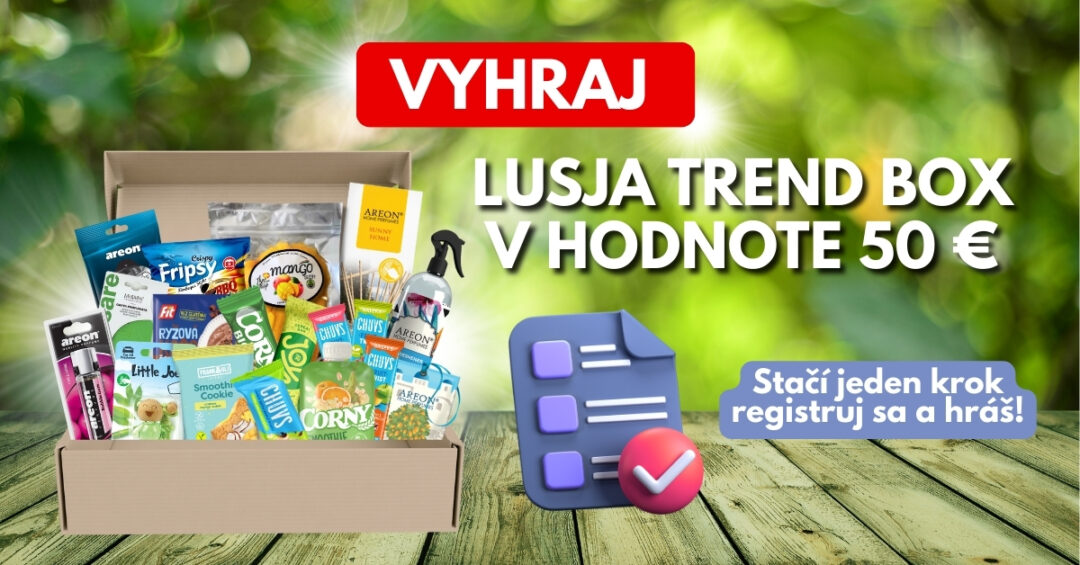 Vyhraj Lusja Trend Box 2025 v hodnote 50 €