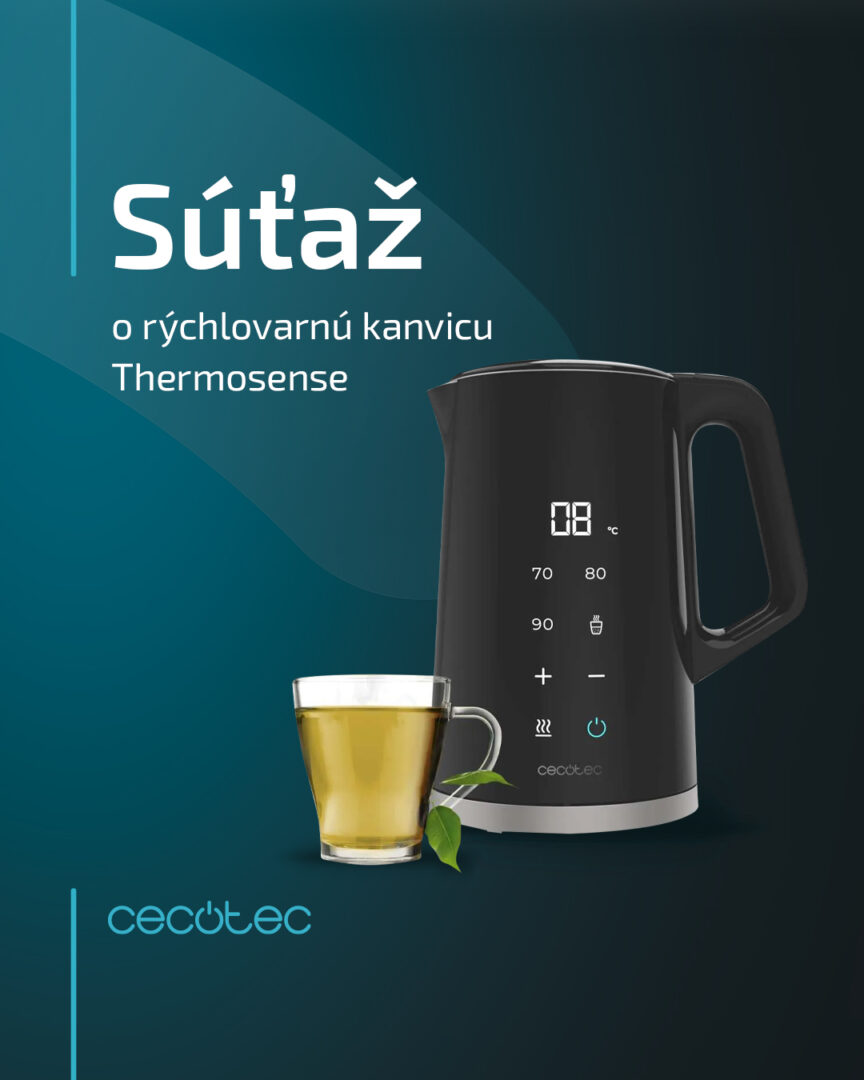 Vyhrajte rýchlovarnú kanvicu Thermosense 800