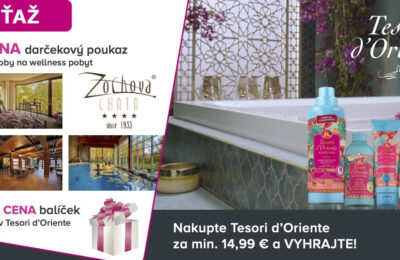 Doprajte si chvíľku pre seba s Tesori d’Oriente a vyhrajte wellness pobyt