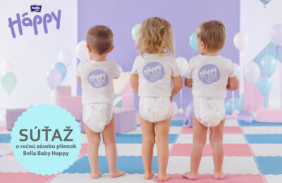 Vyhrajte ročnú zásobu plienok Bella Baby Happy