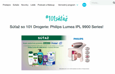 Súťaž so 101 Drogerie: Philips Lumea IPL 9900 Series