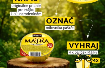OSLÁVTE S MÁJKOU NARODENINY A VYHRAJTE