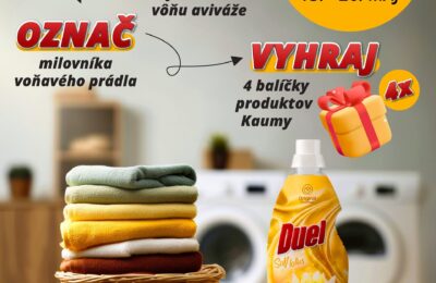 VYHRAJTE A ROZVOŇAJTE PRÁDLO S KAUMY