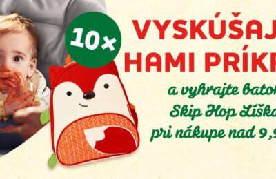 Vyskúšajte Hami príkrmy a vyhrajte!