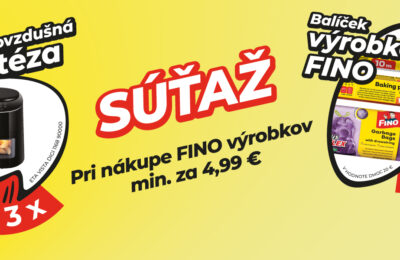 Vyhrajte balíček produktov FINO pre svoju domácnosť!
