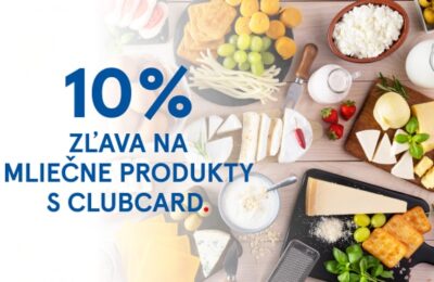 Zľava 10 % s Clubcard na nákup v Tescu Nesvady
