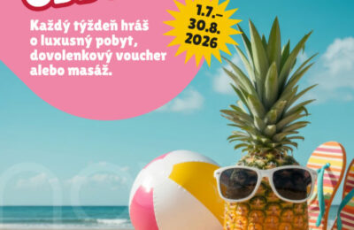 Letná súťaž o pobyty, dovolenkové vouchery a masáže v Novum Prešov