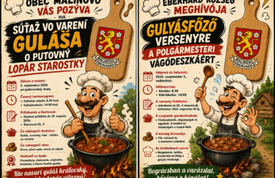 SÚŤAŽ VO VARENÍ GULÁŠA O PUTOVNÝ LOPÁR STAROSTKY