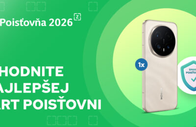 Hlasujte v ankete Smart Poisťovňa 2026 a vyhrajte Honor Magic 8 Pro