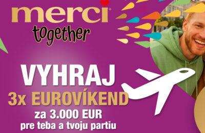 Vyhraj 3x EUROVÍKEND za 3.000 EUR pre teba a tvoju partiu