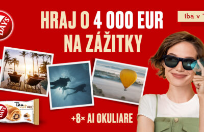Hraj o Invia voucher v hodnote 4 000 € alebo jedny z 8 AI okuliarov!