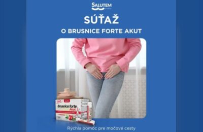 SÚŤAŽ Salutem Pharma: vyhrajte balenie Brusnice Forte Akut (2 výhercovia)