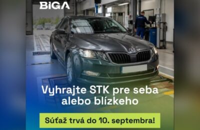 SÚŤAŽ Biga Servis a STK: vyhrajte technickú kontrolu zadarmo
