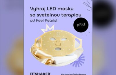 SÚŤAŽ Fitshaker a Feel Pearls: vyhrajte LED masku so svetelnou terapiou