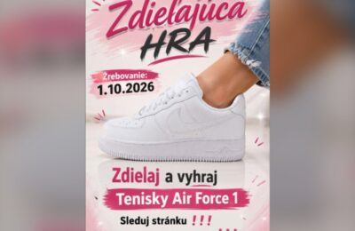 SÚŤAŽ Outlet Slovensko: vyhrajte tenisky Nike Air Force 1 (1 výherca)