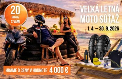 SÚŤAŽ AZ pneu: vyhrajte moto pneumatiky a ďalšie ceny (10 výhercov každý mesiac)