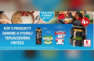 SÚŤAŽ Danone v Kauflande: vyhrajte teplovzdušnú fritézu Cosori (4 výhercovia)