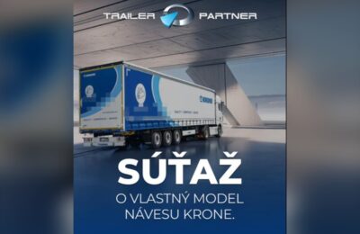 SÚŤAŽ Trailer Partner: vyhrajte kovový model návesu KRONE 1:50