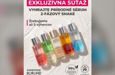 SÚŤAŽ Annemarie Börlind: vyhrajte prírodné 2-fázové sérum SHAKE (5 výhercov)