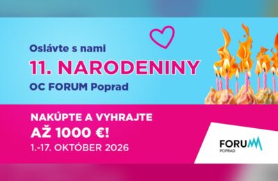 Oslavujeme 11. narodeniny! Nakúpte a vyhrajte až 1 000 €