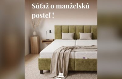 SÚŤAŽ Postele Liptov: vyhrajte manželskú posteľ Linda