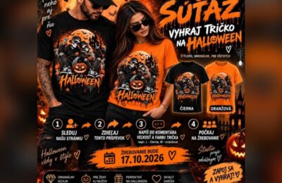 SÚŤAŽ TvojGift: vyhrajte originálne Halloween tričko