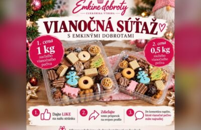 SÚŤAŽ Emkine dobroty: vyhrajte vianočné suché pečivo (2 výhercovia)