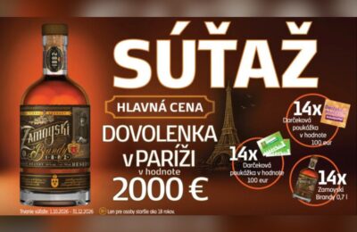 SÚŤAŽ SPIŠSKÁ PÁLENICA: vyhrajte dovolenku v Paríži a poukážky (43 výhercov)