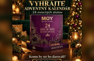 SÚŤAŽ Zamio: vyhrajte adventný kalendár MOY s 24 ovocnými shotmi