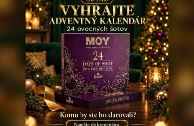 SÚŤAŽ Zamio: vyhrajte adventný kalendár MOY s 24 ovocnými shotmi (Facebook)