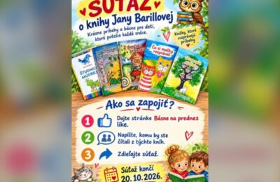 SÚŤAŽ Básne na prednes: vyhrajte 5 detských kníh Jany Barillovej