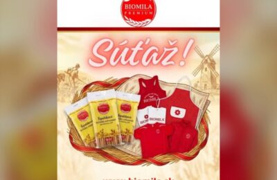 SÚŤAŽ Biomila: vyhrajte balík BIOMILA merch a špaldové tyčinky