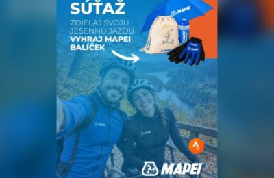 SÚŤAŽ MAPEI: vyhrajte MAPEI balíček za jesennú cyklojazdu (3 výhercovia)