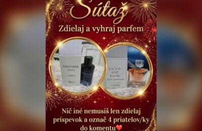 SÚŤAŽ Outlet Slovensko: vyhrajte parfum