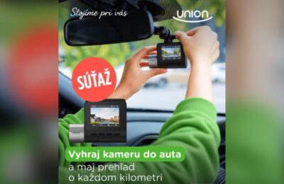 SÚŤAŽ Union poisťovňa: vyhrajte palubnú kameru do auta
