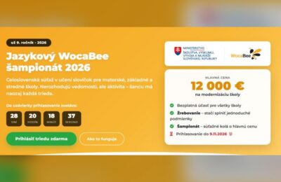 SÚŤAŽ WocaBee: vyhrajte iPhone, notebook, wellness pobyt a 12 000 € pre školu