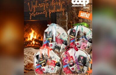 SÚŤAŽ COOP Jednota Nitra: vyhrajte darčekový kôš plný jesennej pohody (4 výhercovia)