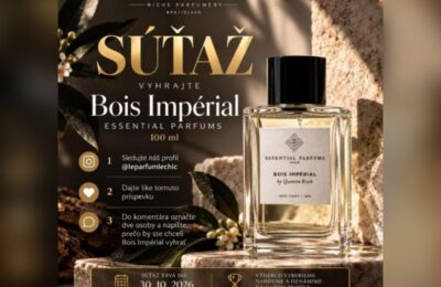 SÚŤAŽ Le Parfum & Le Chic: vyhrajte parfém Bois Impérial 100 ml (1 výherca)