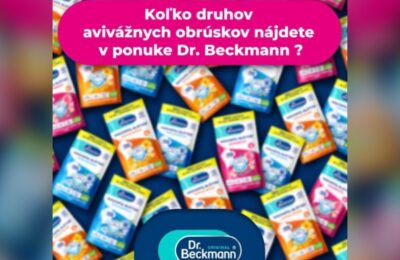 SÚŤAŽ Dr. Beckmann: vyhrajte balíček produktov Dr. Beckmann