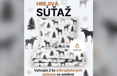 SÚŤAŽ Škodák.sk: vyhrajte 2 ks mikroplyšových obliečok so sobíkmi
